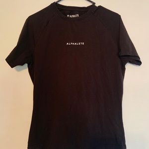 Alphalete Small Performance T-Shirt | Black